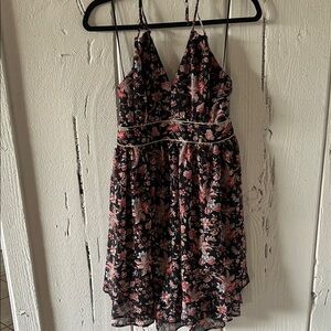 Express Pink Sleeveless Mini Dress for Weddings